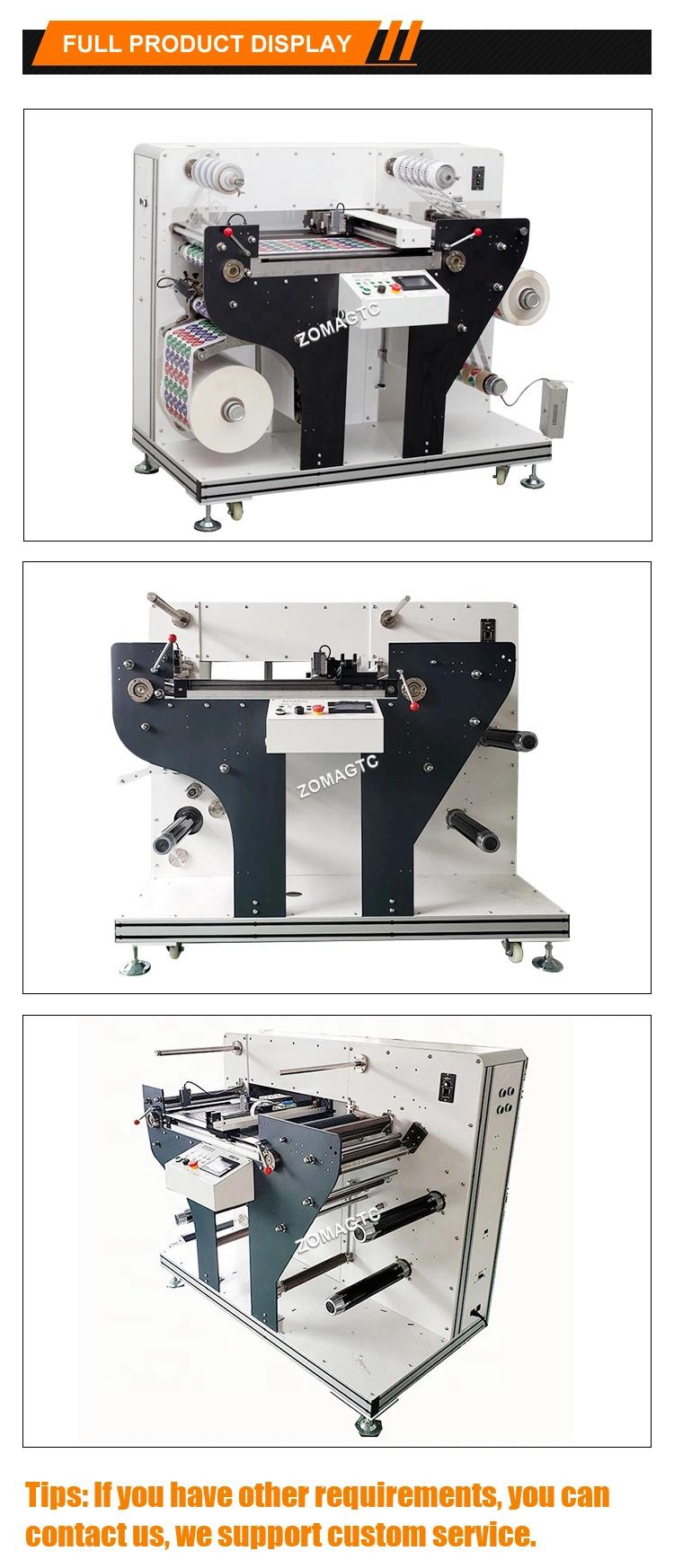 Hot Selling High Speed Digital Label Die Cutting Laminating Slitting Rewinding All in One Machine Label Die Cutting Machine