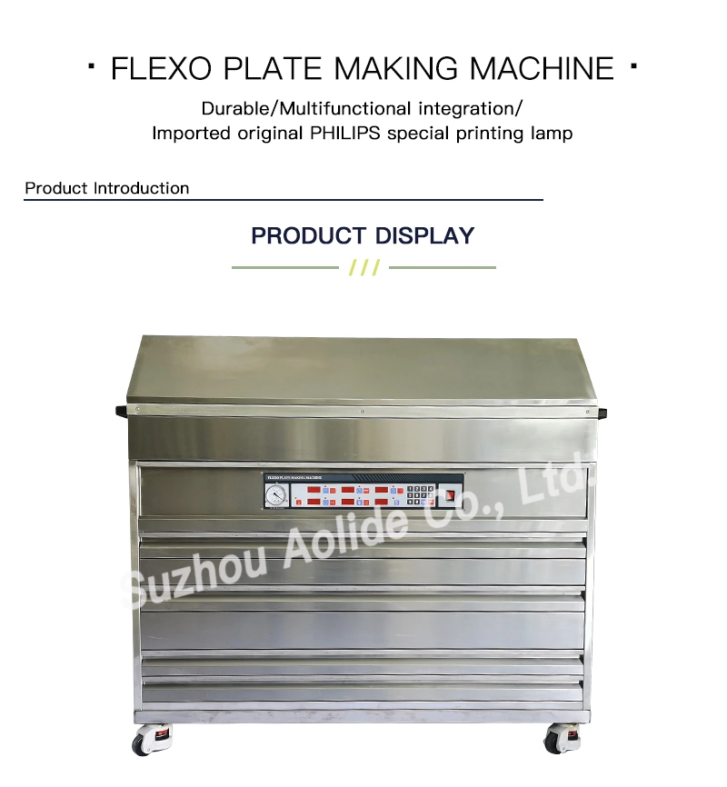 All-in-One Ce Approved Photopolymer Flexo Plate Making Machine