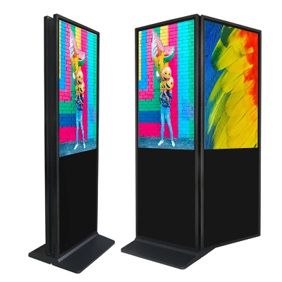 Segnaletica digitale LCD da 55 pollici per chiosco totem touch screen e display pubblicitario LCD per scheda menu